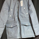 B-WARE ICEBOUND HERREN PARKA Gr.S Farbe Rauchblau Melange Outdoorjacke