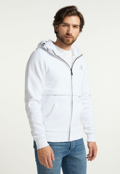 B-WARE DREIMASTER MARITIM HERREN SWEATSHIRT GR.M FARBE WEISS