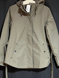 B-WARE DreiMaster Klassik Damen Regenjacke Gr. L Farbe Schlammoliv