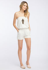 B-WARE DREIMASTER DAMEN JUMPSUIT Gr. XS Farbe Wollweiss