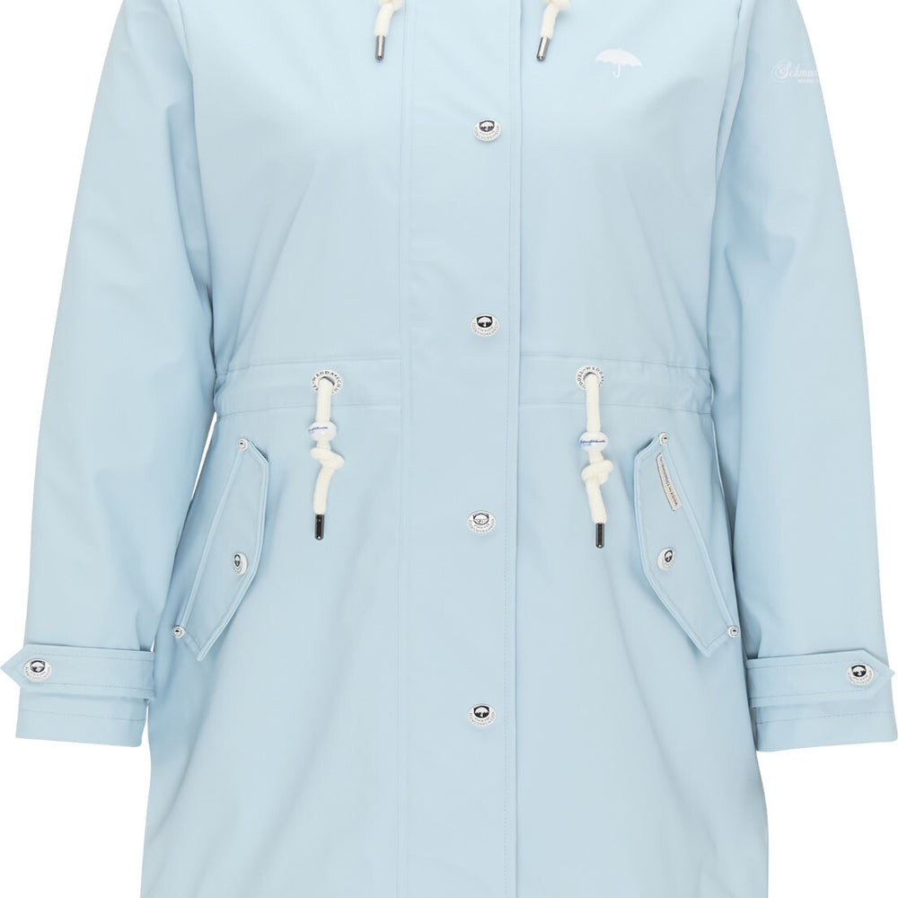 B-WARE SCHMUDDELWEDDA DAMEN PARKA Gr.S Farbe Hellblau