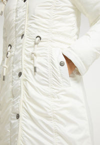 B-WARE DREIMASTER KLASSIK DAMEN PARKA GR.S FARBE WOLLWEISS