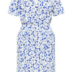 B-WARE FAINA DAMEN KLEID Gr. S Farbe Blau Weiss