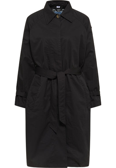 B-Ware DREIMASTER VINTAGE DAMEN ÜBERGANGSJACKE Gr. M Farbe Schwarz