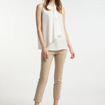 B-WARE DREIMASTER KLASSIK DAMEN ÄRMELLOSE GR.L FARBE WOLLWEISS