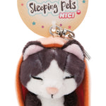 NICI GREEN Schlüsselanhänger Sleeping Pets Schwarze Katze