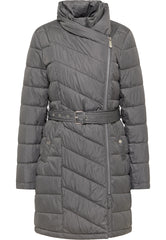 B-WARE FAINA DAMEN MANTEL Gr. M Farbe Dunkelgrau