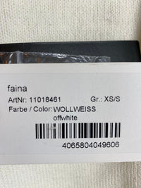 B-WARE FAINA DAMEN STRICKJACKE Gr. XS/S FARBE WOLLWEISS