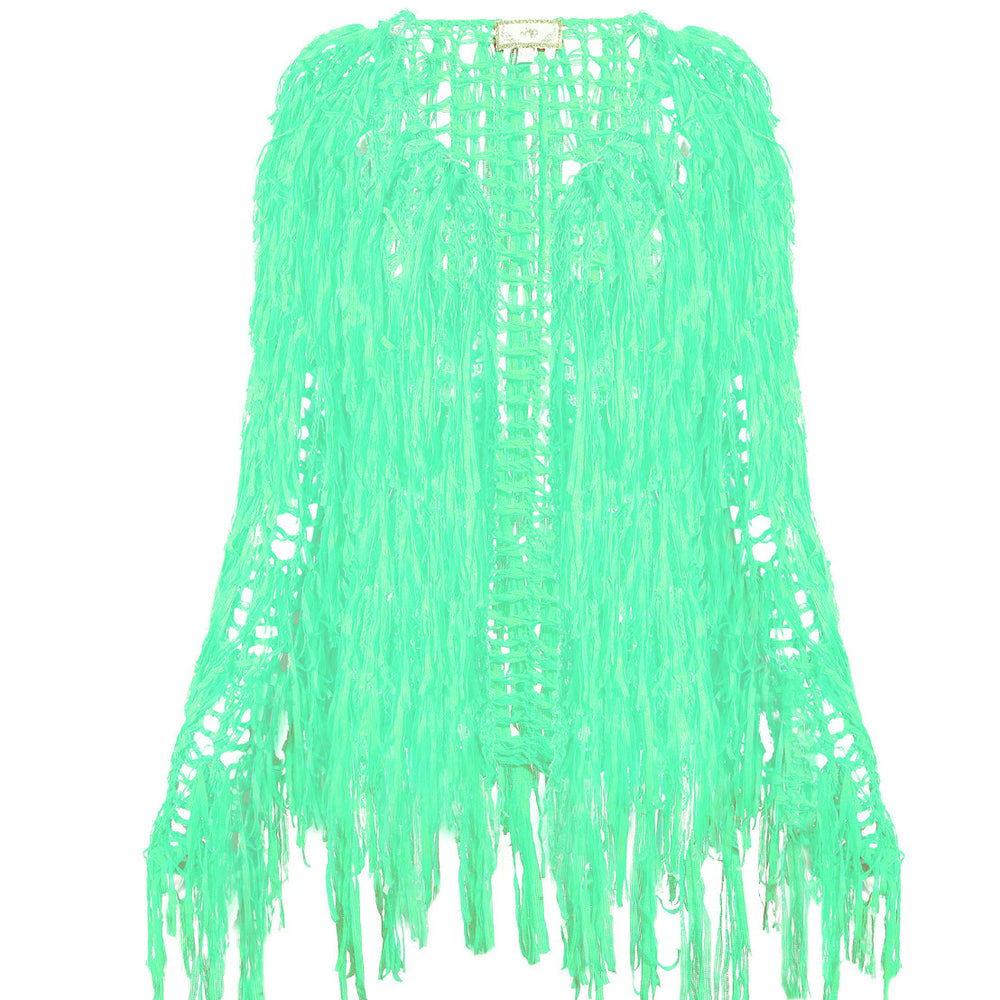 B-WARE MYMO DAMEN STRICKJACKE Gr.XS/S Farbe NEON GRÜN