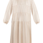 B-WARE DREIMASTER KLASSIK DAMEN KLEID Gr. M Farbe Beigerosa