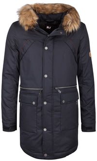B-WARE DRY LAUNDRY HERREN PARKA GR.L FARBE SCHWARZ