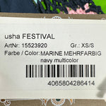B-WARE USHA FESTIVAL DAMEN TOP Gr. XS/S Farbe Marine Mehrfarbig