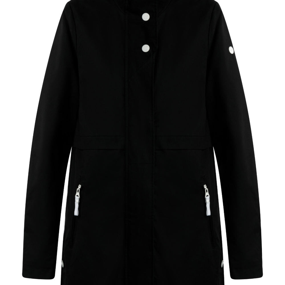 B-WARE DREIMASTER MARITIM DAMEN ÜBERGANGSJACKE Gr.L Farbe Schwarz