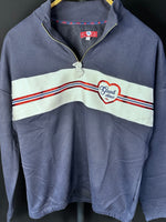 B-WARE MYMO DAMEN SWEATSHIRT Gr.L FARBE DUNKELBLAU