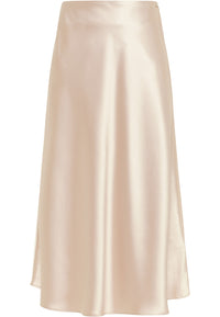 B-WARE DreiMaster Klassik Damen A-Linienrock Gr. M Farbe Champagner