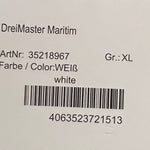 B-WARE DREIMASTER MARITIM DAMEN JERSEYKLEID Gr.XL Farbe Weiss