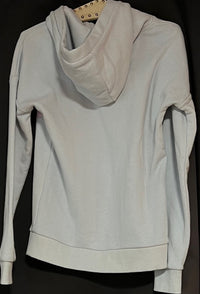 B-WARE MYMO DAMEN KAPUZENPULLOVER Gr. S Farbe Hellblau Melange