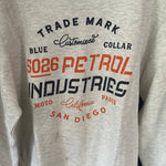 B-WARE PETROL INDUSTRIES HERREN PULLOVER GR.L FARBE ANTIQUE WHITE MELEE
