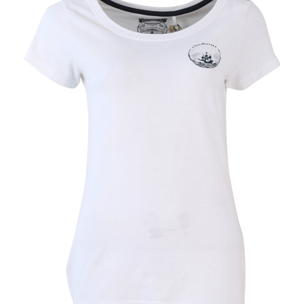 B-WARE DREIMASTER VINTAGE DAMEN T-SHIRT Gr.S Farbe Weiss