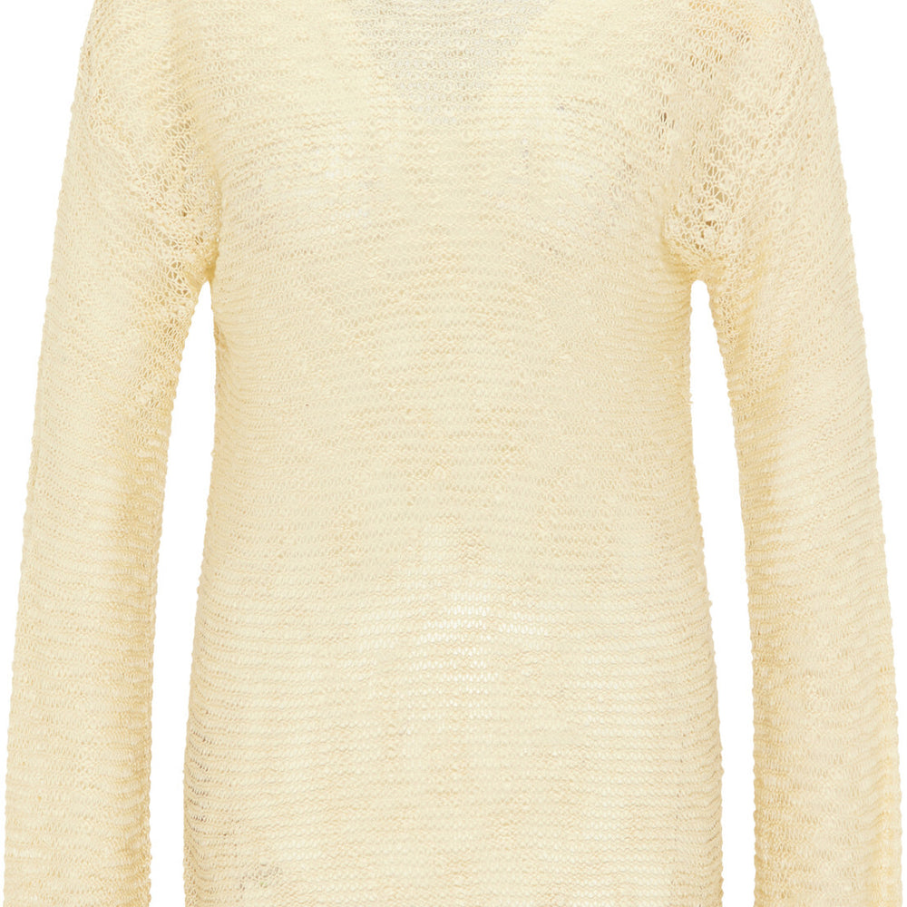 B-WARE MYMO ROCKS DAMEN PULLOVER Gr. M/L Farbe Beige