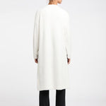 B-WARE IZIA DAMEN OFFENER STRICK CARDIGAN Gr.XS/S FARBE WOLLWEISS