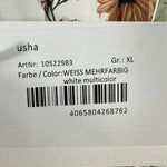 B-WARE USHA DAMEN KLEID Gr. XL Farbe Weiss Mehrfarbig