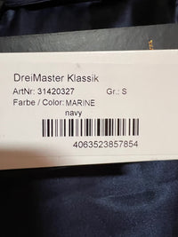 B-WARE DreiMaster Klassik Damen Blusenkleid Gr. S Farbe Marine