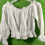 B-WARE MYMO DAMEN BLUSE Gr. S Farbe Weiss