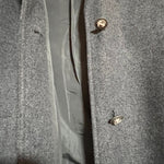 B-WARE DREIMASTER VINTAGE DAMEN MANTEL Gr.S Farbe Grau Melange