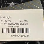 B-WARE MYMO AT NIGHT DAMEN STRICKJACKE Gr. M/L Farbe SCHWARZ SILBER