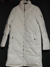 B-WARE DREIMASTER VINTAGE DAMEN MANTEL Gr. S Farbe Weiss