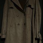 B-WARE DREIMASTER VINTAGE DAMEN MANTEL Gr.XL Farbe Taupe