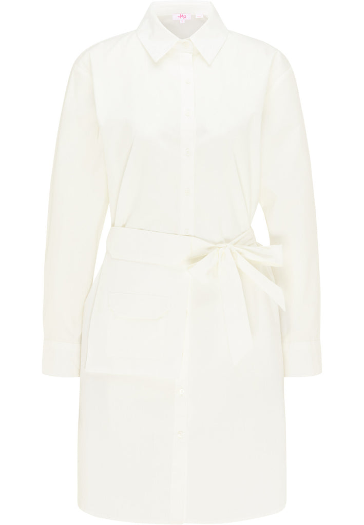 B-WARE MYMO DAMEN KLEID Gr.S Farbe Wollweiss
