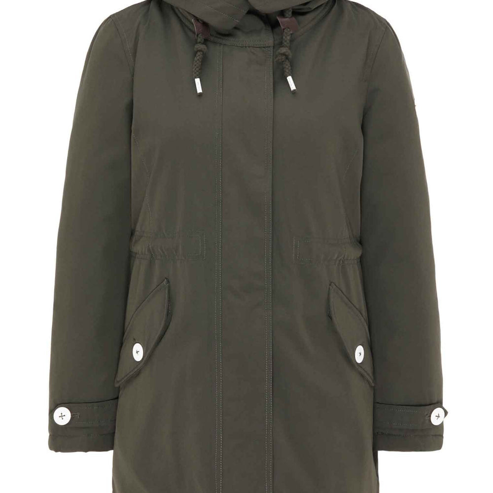 B-Ware ICEBOUND Damen Parka - Militär Oliv - Outdoorjacke Grösse L