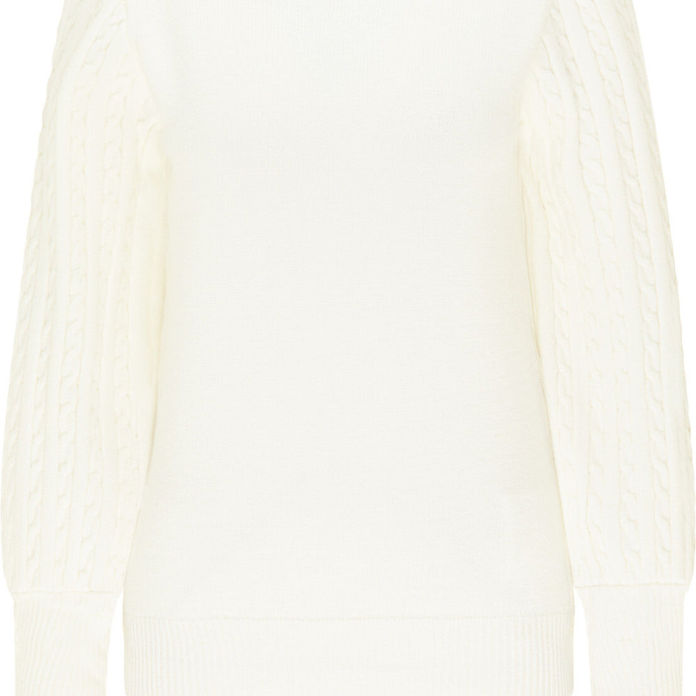 B-WARE FAINA DAMEN SWEATSHIRT Gr. M/L Farbe Wollweiss