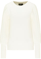 B-WARE FAINA DAMEN SWEATSHIRT Gr. M/L Farbe Wollweiss