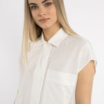 B-WARE DREIMASTER KLASSIK DAMEN BLUSE Gr.S FARBE WOLLWEISS