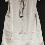 B-WARE DreiMaster Klassik Damen Kurzarmbluse Gr.S Farbe Hellbeige