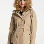 B-WARE DREIMASTER KLASSIK DAMEN REGENJACKE GR.XS FARBE BEIGE