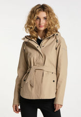 B-WARE DREIMASTER KLASSIK DAMEN REGENJACKE GR.XS FARBE BEIGE