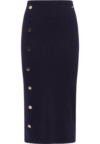 B-WARE DREIMASTER KLASSIK DAMEN STRICKROCK Gr. XL/XXL Farbe Marine