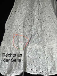 B-WARE IZIA DAMEN KLEID GR.L FARBE WEISS