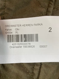 B-WARE DREIMASTER HERREN PARKA Gr. XL Farbe Oliv