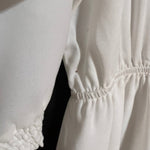 B-WARE DREIMASTER KLASSIK DAMEN KLEID Gr. XL Farbe Wollweiss