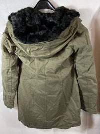 B-WARE DREIMASTER DAMEN MANTEL Gr. XS Farbe Oliv