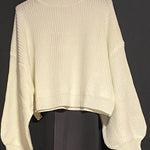 B-WARE MYMO DAMEN SWEATSHIRT Gr. XS/S Farbe Wollweiss