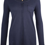 B-WARE DREIMASTER DAMEN PULLOVER Gr.S Farbe Marine