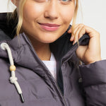 B-WARE SCHMUDDELWEDDA DAMEN MANTEL GR.L FARBE DUNKLE PFLAUME