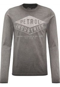 B-WARE PETROL INDUSTRIES HERREN LANGARMSHIRT GR.S FARBE STEAL
