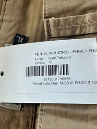 B-WARE PETROL INDUSTRIES HERREN SHORTS Gr.XL FARBE DARK TOBACCO